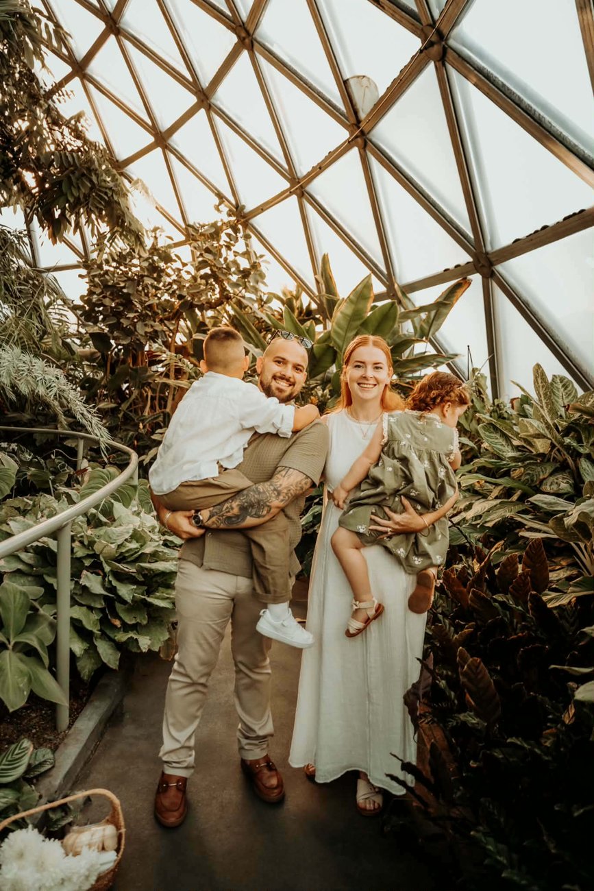 BDE founders Billy and Dannielle with their family